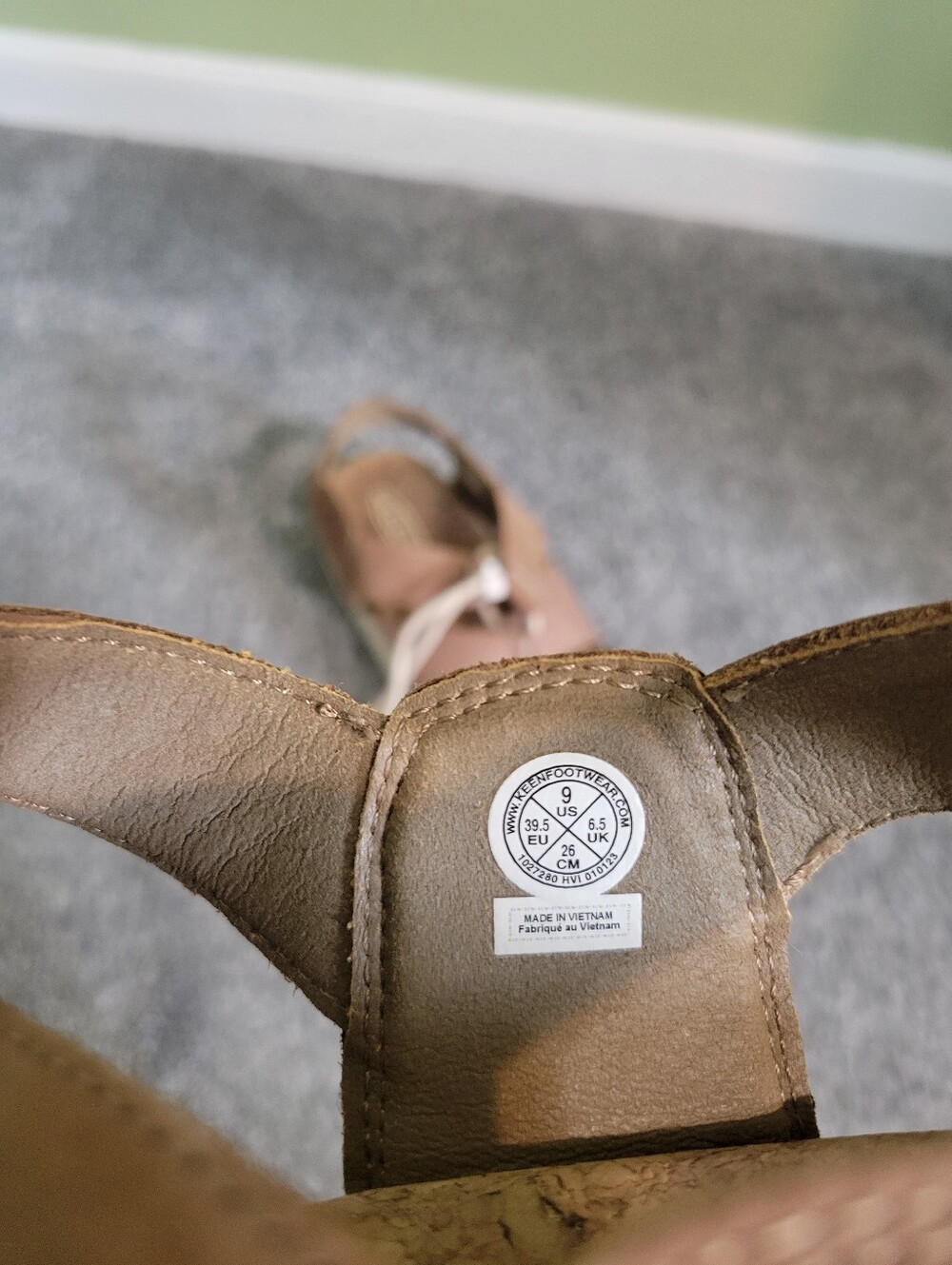 KEEN Brown Cork Strappy Sandals - Picture 5 of 5